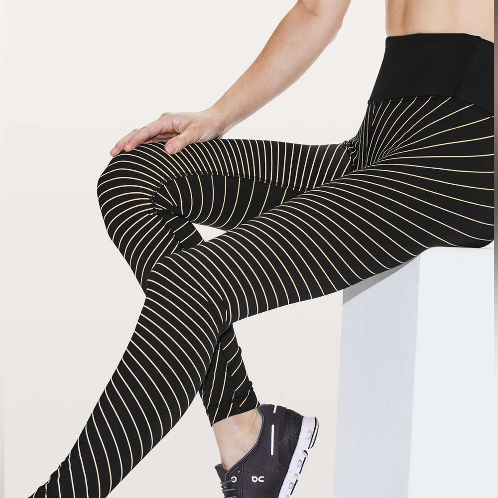 LULULEMON Speed Wunder Tight* Reflective 28" - W5BGQS - High Beam Black - Sz 4